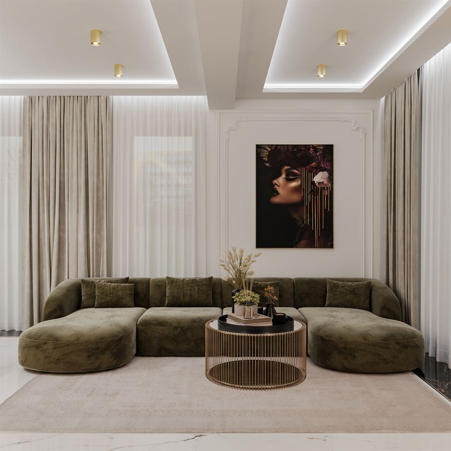 Vila Aurora — proiect de design interior, Casa familiala · Clasic contemporan